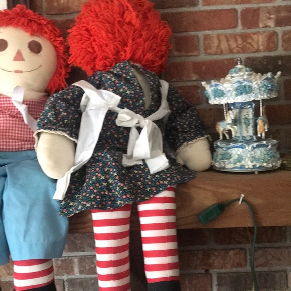 Rare Vintage Large 3 Foot Tall Raggedy Ann & Andy‼️FINAL SALE - Picture 6 of 7